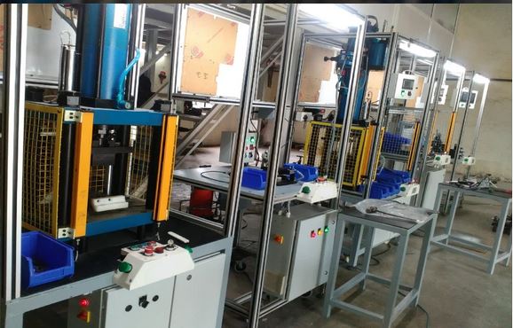 Industrial Assembly Line Machine